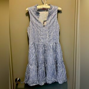 Oliphant Striped Yoke Dress